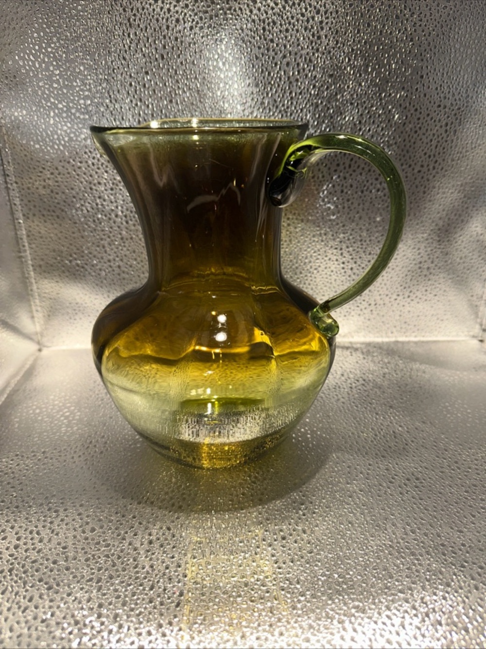MCM Greenwich Flint Craft Pitcher
Wayne Husted Designed Burnt
Honey 7" Beautiful